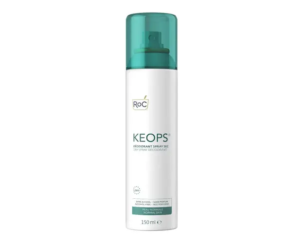 Deodorant spray uscat, Keops, 150 ml, RoC Skincare