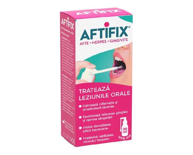 Spray oral Aftifix, 20 ml, Fiterman Pharma