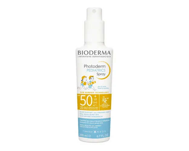 Spray pentru copii Photoderm Pediatrics, SPF50+, 200 ml, Bioderma