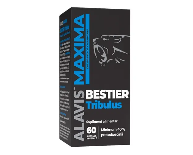Bestier Tribulus Alavis Maxima, 60 capsule vegetale, Alavis Maxima