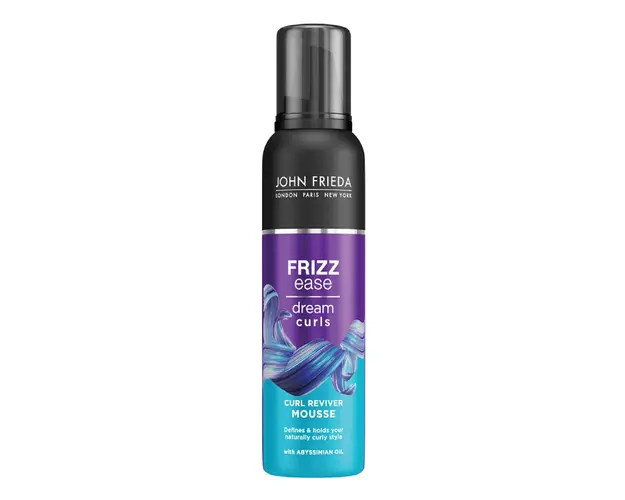 Spuma cu protectie termica pentru par ondulat Frizz Ease Dream Curls, 200 ml, John Frieda