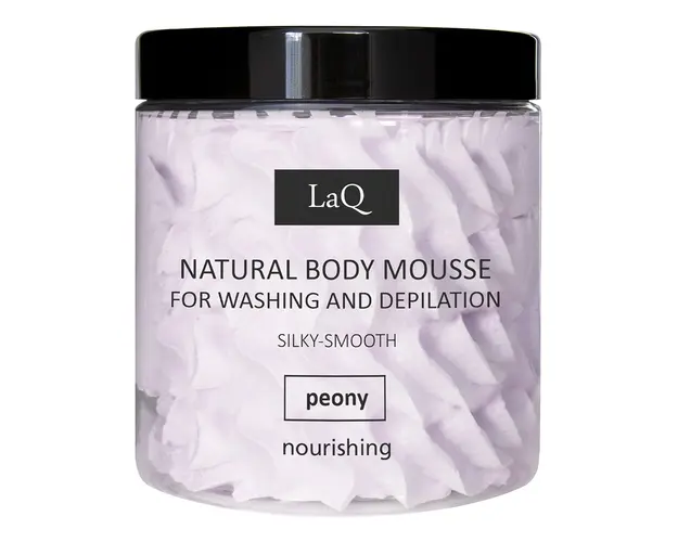 Spuma pentru curatarea corpului si epilare cu bujor, 100g, LaQ