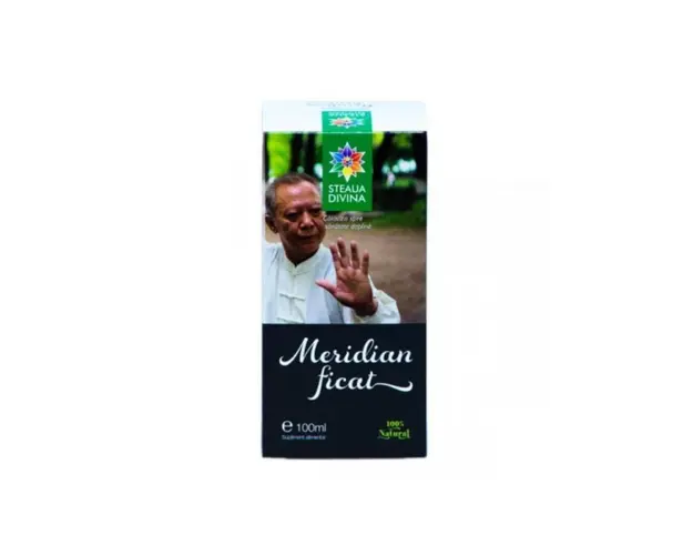 Tinctura Meridian Ficat, 100 ml, Steaua Divina