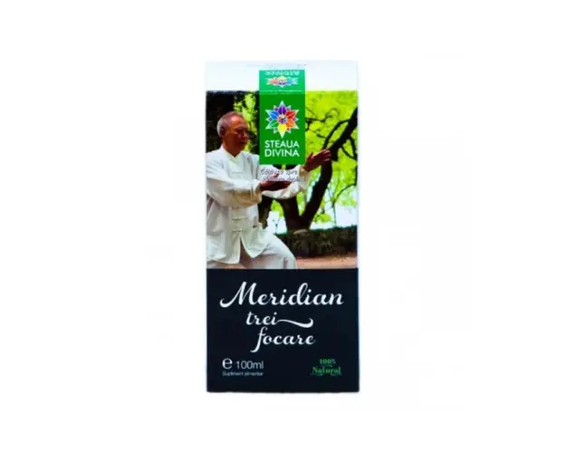 Tinctura Meridian trei focare, 100 ml, Steaua Divina