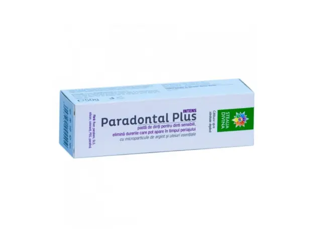 Pasta de dinti Paradontal Plus Santoral, 40 ml, Steaua Divina