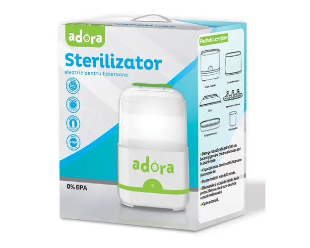 Sterilizator electric pentru biberoane, Adora