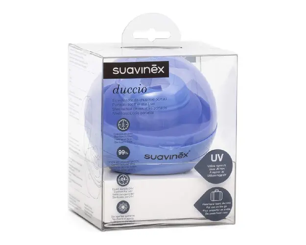 Sterilizator pentru suzete Duccio, albastru, Suavinex
