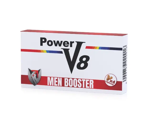 Stimulent pentru potenta, 4 capsule, Power V8