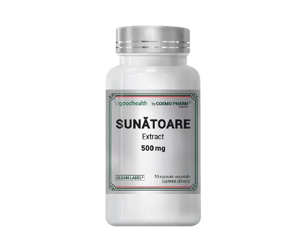Sunatoare Extract, 500 mg, 30 capsule, Cosmo Pharm
