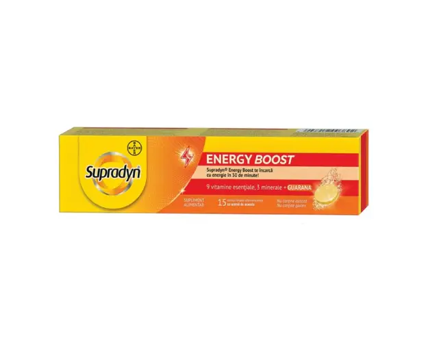 Supradyn Energy Boost, 15 tablete efervescente, Bayer