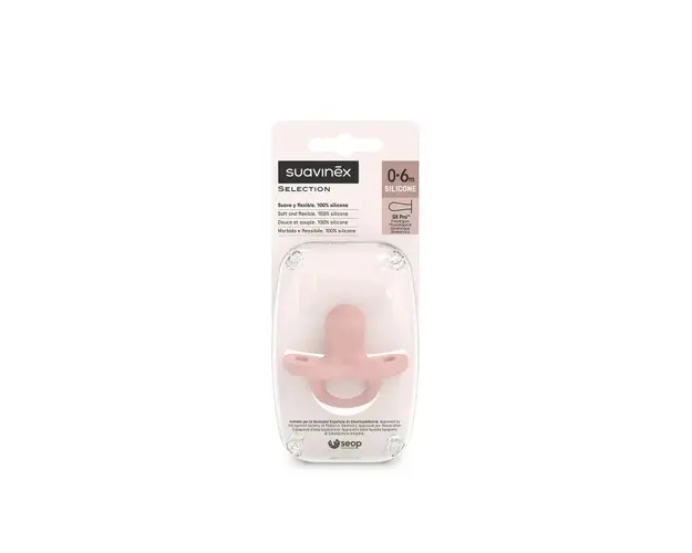 Suzeta fiziologica SX Pro Colour Essence, 0-6 luni, Nude, 1 bucata, Suavinex