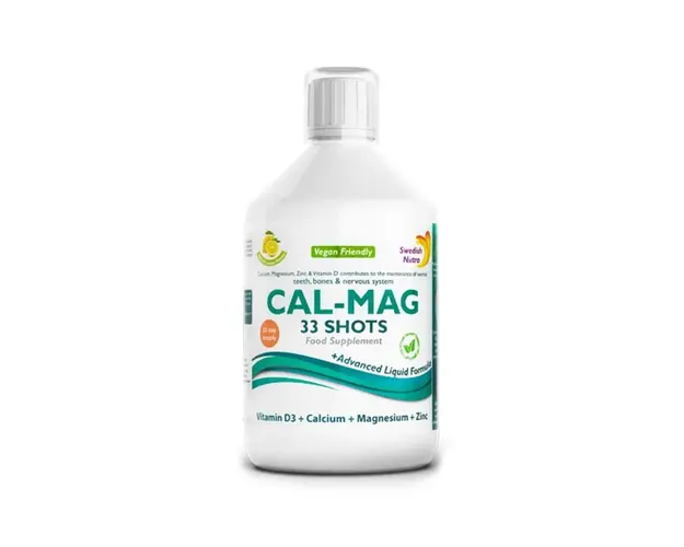 Calciu+Magneziu+Zinc+Vitamina D3+VitaminaC, 500 ml, Swedish Nutra