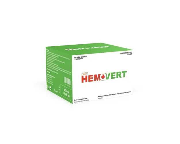 Hemovert, 15 plicuri + 15 comprimate filmate, Sun Wave Pharma