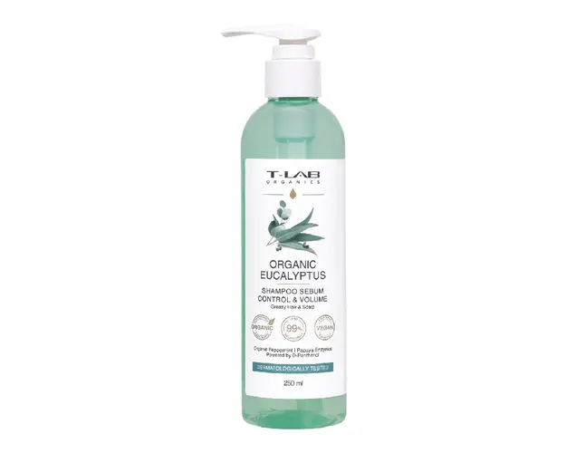 Sampon pt sebum si volum Eucalipt Organic, 250ml, T-LAB
