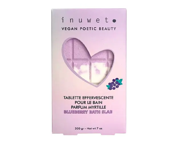 Tableta efervescenta pentru baie, cu parfum de coacaze, 200g, Inuwet