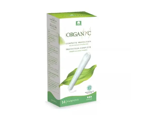 Tampoane din bumbac organic Super, 16 bucati, Organyc