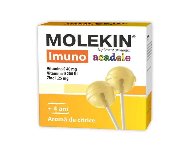 Molekin Imuno 4 ani+, 12 acadele, Zdrovit