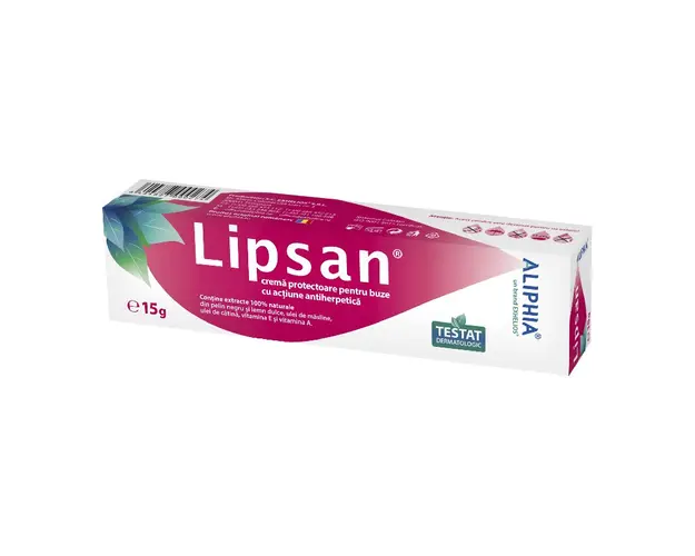 Lipsan crema protectoare pentru buze, 15g, Aliphia