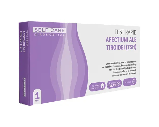 Test rapid afectiuni ale tiroidei (TSH), 1 bucata, Self Care