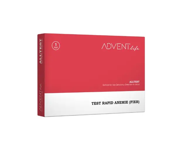 Test rapid anemie, carenta fier, 1 bucata, Advent Life