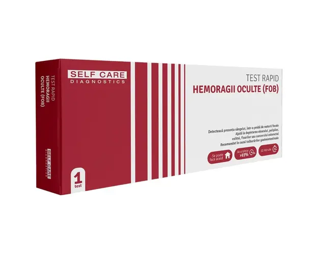 Test rapid hemoragii oculte (FOB), 1 bucata, Self Care