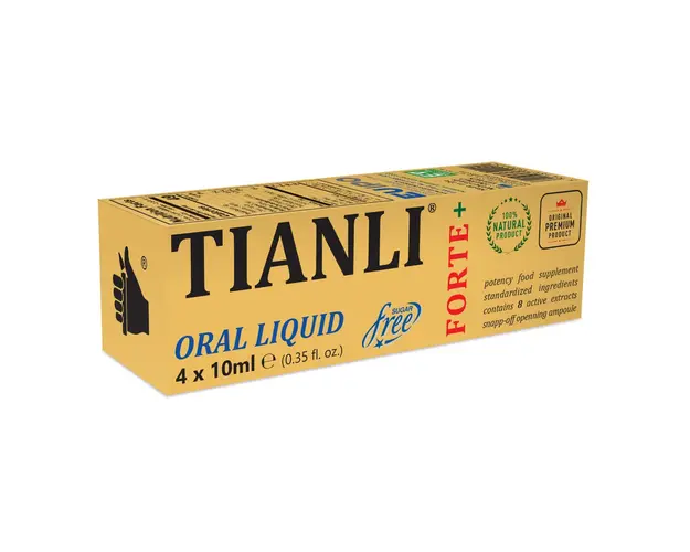 Tianli FORTE+ Oral Liquid 10 ml, 4 fiole, Energo Vitalis