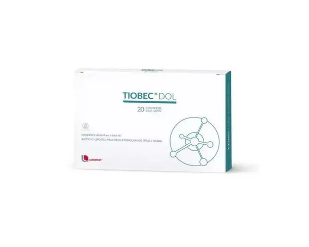 Tiobec Dol, 20 comprimate filmate, Laborest Italia