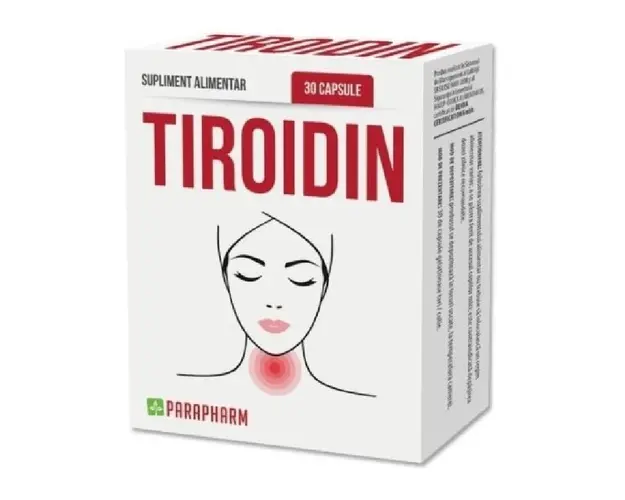 Tiroidin, 30 capsule, Parapharm