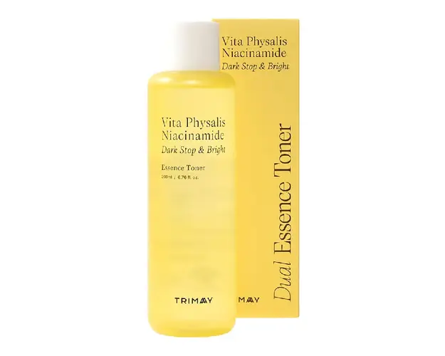 Toner iluminator impotriva petelor pigmentare, Vita Physalis Niacinamide Dark Stop & Bright, 200 ml, Trimay