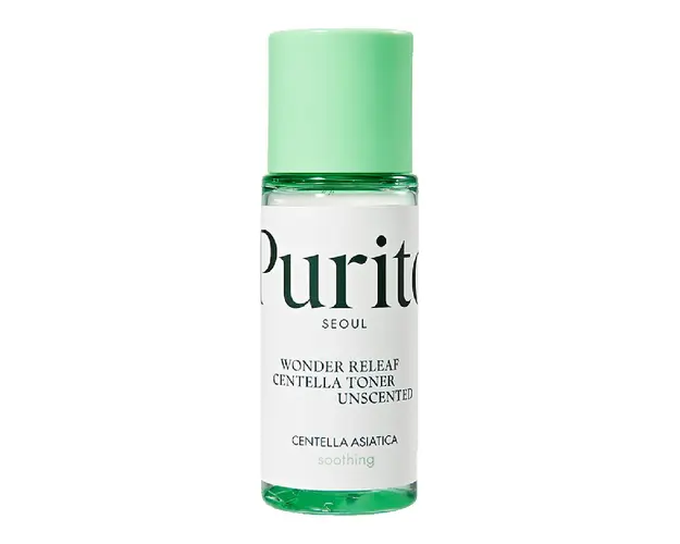 Toner de fata Wonder Releaf Centella Unscented Mini, 30 ml, Purito