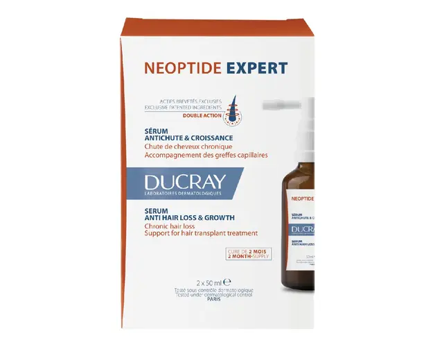 Ser anti-caderea parului Neoptide Expert, 2*50 ml, Ducray