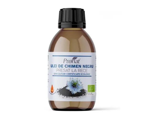 Ulei Bio din chimen negru presat la rece, 100 ml, Pronat