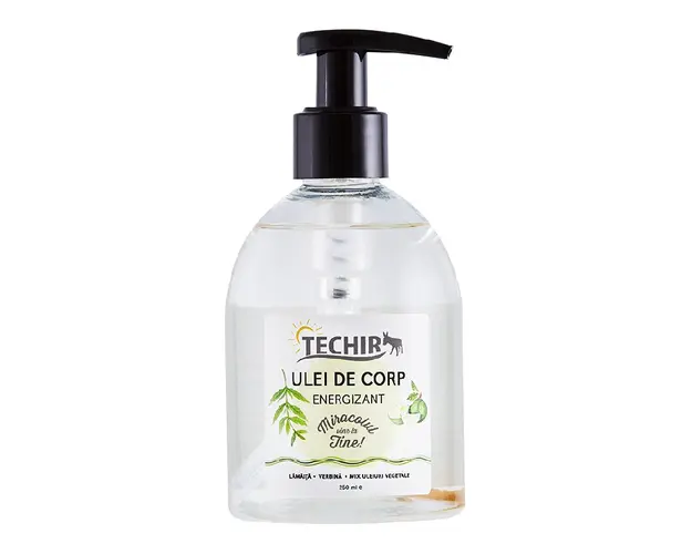 Ulei de corp energizant, 250 ml, Techir
