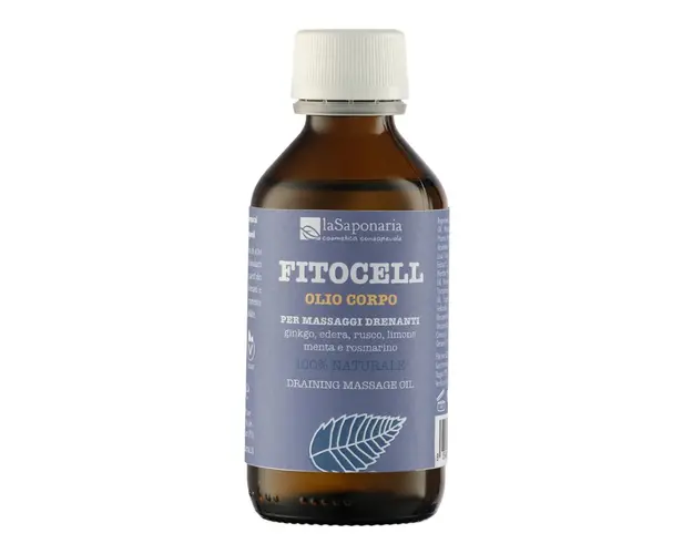 Ulei de masaj 100% natural Fitocell, 100ml, La Saponaria