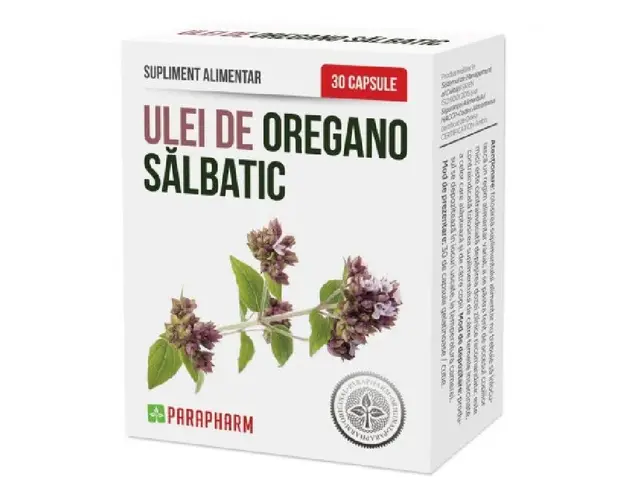 Ulei de oregano salbatic, 30 capsule, Parapharm