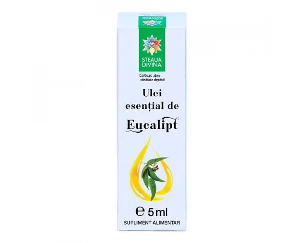 Ulei esential de eucalipt, 5ml, Steaua Divina