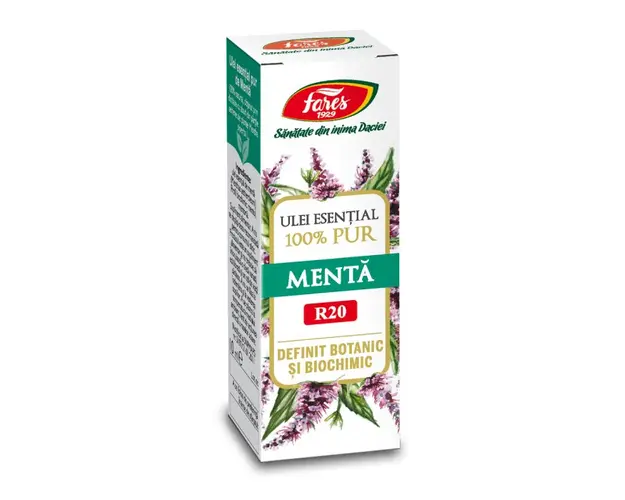Ulei esential de Menta, 10 ml, Fares