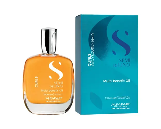 Ulei tratament pentru definirea buclelor Semi di Lino Curls Multi-Benefit, 100 ml, Alfaparf 