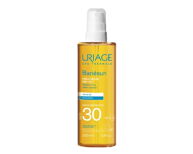Ulei uscat cu protectie solara SPF30 Bariesun, 200 ml, Uriage