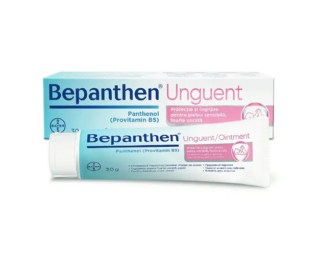 Unguent impotriva iritatiilor de scutec Bepanthen, 5%, 30 g, Bayer