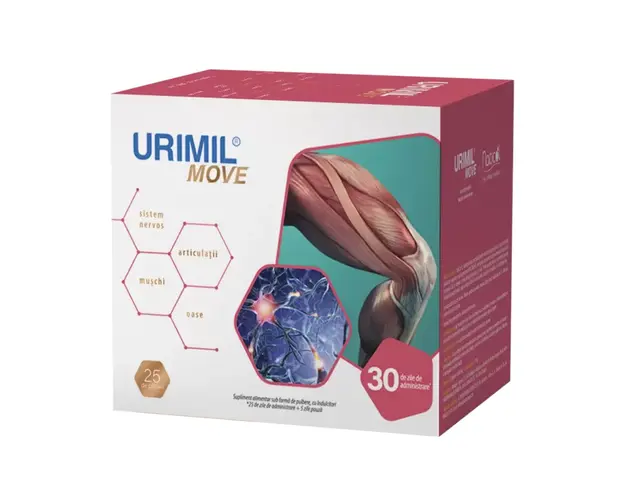 Urimil Move, 25 plicuri, NaturPharma