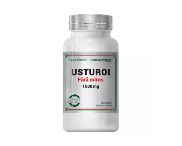Usturoi fara miros, 1500 mg, 30 coprimate, Cosmo Pharm
