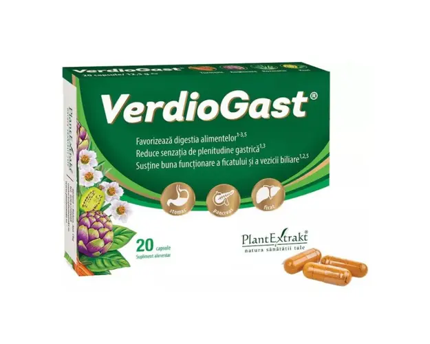VerdioGast, 20 capsule, Plantextrakt