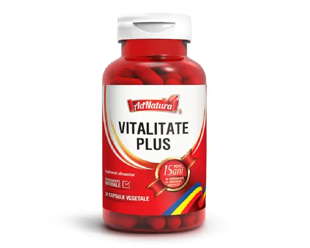 Vitalitate Plus, 60 capsule, AdNatura