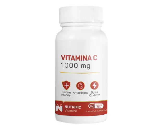 Vitamina C 1000mg, 50 capsule, Nutrific