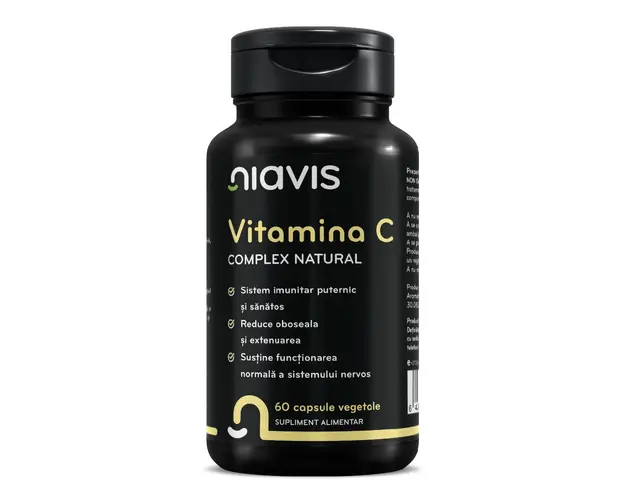 Vitamina C Extract Natural, 60 capsule, Niavis