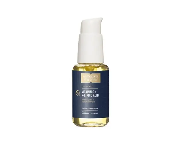 Vitamina C Lipozomala cu acid R-Lipoic, 50 ml, Quicksilver Scientific
