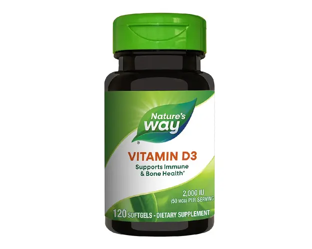 Vitamina D3 2000 UI Nature's Way, 120 capsule, Secom