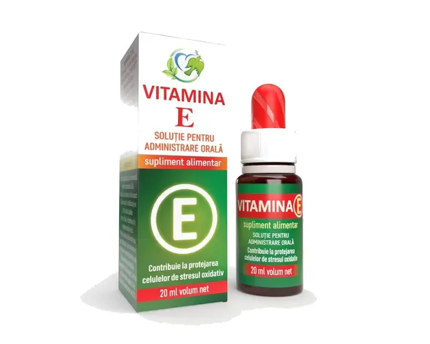 Vitamina E lichida 20ml, uz intern, Justin Pharma