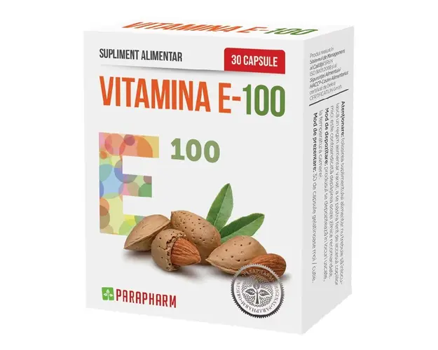 Vitamina E-100, 30 capsule, Parapharm